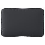 vidaXL Set de coussins de palette 3 Pièces Noir 120 x 80 x 12 cm