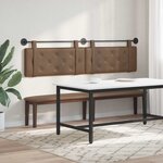 vidaXL Tête de lit suspendue Cappuccino Simili cuir