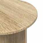 vidaXL Ensemble de tables d'appoint avec stockage 2 Pièces Chêne Sonoma