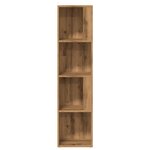 vidaXL Armoire d'angle chêne artisanal 33x33x132 cm bois d'ingénierie