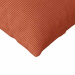 vidaXL Coussins de canapé 2 Pièces Rouge orange 120 x 40 cm