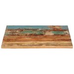 vidaXL Dessus de table rectangulaire 60x70 cm 25-27 mm Bois récupéré