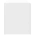 vidaXL Tables de chevet murales 2 Pièces blanc 45x30x35 cm