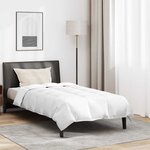 vidaXL Ensemble de Duvet avec oreiller 2 Pièces Blanc 155 x 200 cm Bas