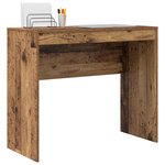 vidaXL Bureau Bois Ancien 90 x 40 x 76 cm