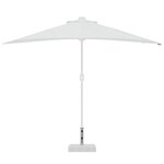 vidaXL Socle de parasol Granite rectangulaire 25 kg