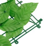 vidaXL Écran de balcon avec feuilles vert 200x150 cm