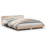 vidaXL Cadre de lit sans matelas 120x190 cm bois de pin massif