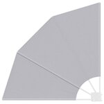 vidaXL Écran de confidentialité pour balcon Gris 115 x 115 cm tissu