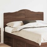 vidaXL Tête de lit Chêne brun 160 cm Bois d'ingénierie