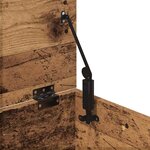 vidaXL Boîte de Rangement avec stockage Bois ancien 60 x 42 x 46 cm