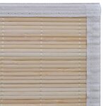 vidaXL Tapis rectangulaires Bambou naturel 4 Pièces 120x180 cm