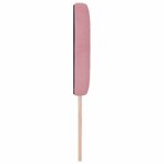 vidaXL Tête de lit LED avec boutons en cristal  capitonnée  rose  80 cm  en velours