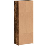 vidaXL Armoire de classement chêne fumé 60x32x153 cm bois d'ingénierie