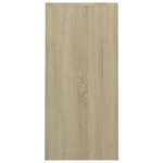 vidaXL Bureau d'ordinateur portable chêne sonoma bois d'ingénierie