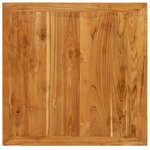 vidaXL Table de bar Teck recyclé massif 60x60x107 cm
