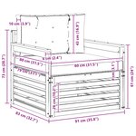 vidaXL Canapé d’extérieur Polyester Blanc et crème