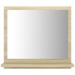 Miroir de salle de bain 40 x 10 5 x 37 cm blanc et beige 02_0006921