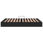 vidaXL Cadre de lit ottoman avec stockage Noir 140 x 200 cm Velours