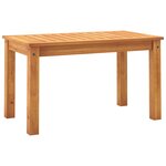 vidaXL Salon de jardin 4 Pièces et coussins Résine tressée et bois massif