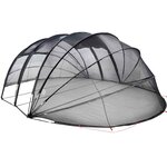 vidaXL Dôme de tente de piscine Transparent 640 x 432 x 205 cm
