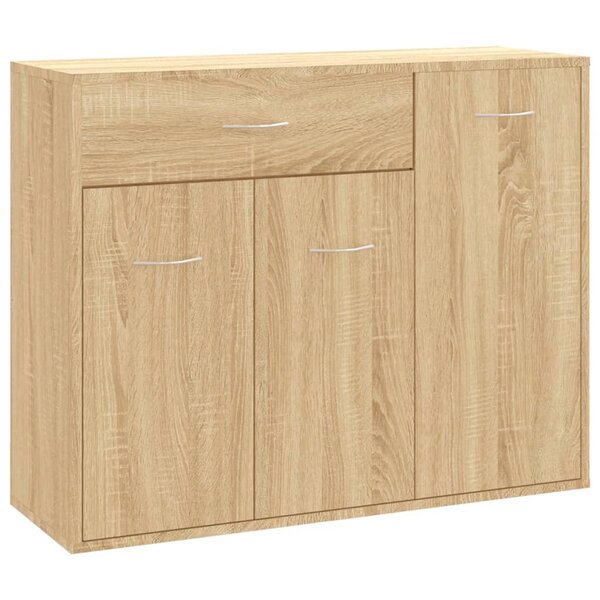 vidaXL Buffet Chêne sonoma 88x30x70 cm Bois d'ingénierie