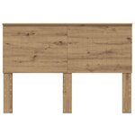 vidaXL Tête de lit Chêne artisanal 140 cm Bois d'ingénierie