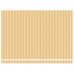 vidaXL Store rétractable automatique orange et blanc 450x300 cm