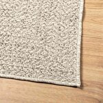 vidaXL Tapis ZIZUR crème 120x120 cm aspect de jute intérieur extérieur