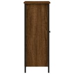 vidaXL Buffet chêne marron 70x30x80 cm bois d'ingénierie