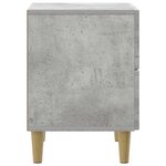 vidaXL Cabinet de chevet Gris béton 43 x 34 5 x 48 cm