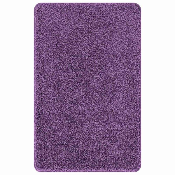 vidaXL Tapis de bain antidérapant Violet 60 x 90 cm PP