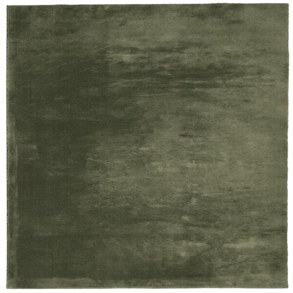 vidaXL Tapis HUARTE à poils courts doux lavable vert forêt 120x120 cm