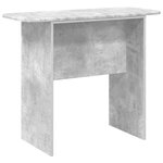 vidaXL Table console Gris béton 93 x 40 x 75 cm Bois d'ingénierie