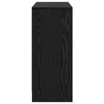 vidaXL Buffet Chêne noir 88 5 x 27 5 x 63 5 cm