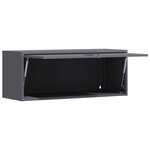 vidaXL Armoire murale pour garage Anthracite 90 x 33 x 35 cm