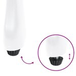 Chaises de jardin vidaXL 2 Pièces Aluminium coulé blanc
