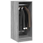 vidaXL Garde-robe sonoma gris 48x41x102 cm bois d'ingénierie