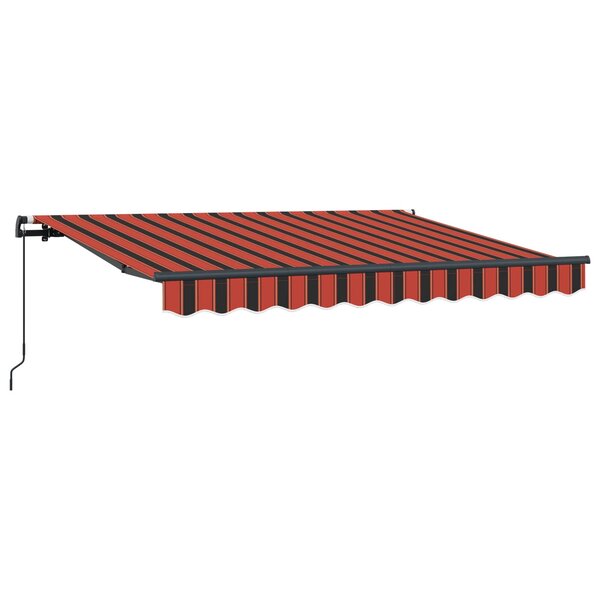 vidaXL Auvent Rétractable Orange 300 x 200 cm tissu
