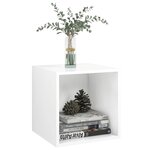 vidaXL Armoire murale Blanc 37x37x37 cm Bois d’ingénierie