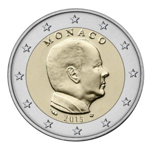 2 euros Monaco 2015 face nationale - Albert II.