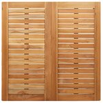 vidaXL Table de repas 90x90x74.5 cm en bois massif de teck