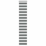 vidaXL Store zèbre gris foncé largeur du tissu 40 9 cm polyester