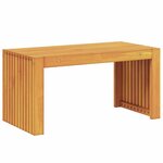 vidaXL Table basse Marron 70 x 35 x 35 cm Bois d'acacia massif