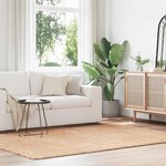vidaXL Tapis Shaggy à poils longs NAVARRA beige 160x230 cm polyester