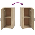 vidaXL Buffet Chêne sonoma 40x33x70 cm Bois d'ingénierie