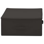 vidaXL Boîte de rangement 6 Pièces Anthracite 70 x 40 x 18 cm