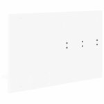 vidaXL Porte-manteau mural Blanc 90 x 10 x 50 cm Bois d'ingénierie