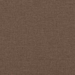vidaXL Coussins de canapé 2 Pièces Marron 120 x 40 cm tissu