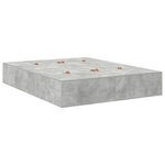 vidaXL Cadre de lit Gris béton 200 x 160 x 31 5 cm Bois d'ingénierie